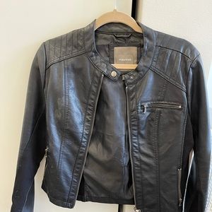 Maurices Black Leather Jacket